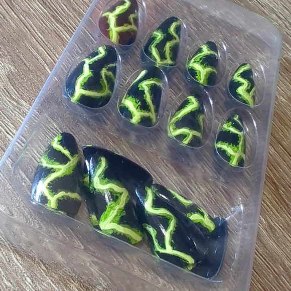 Neon Green Lighting Bolt - Picture 2 of 2